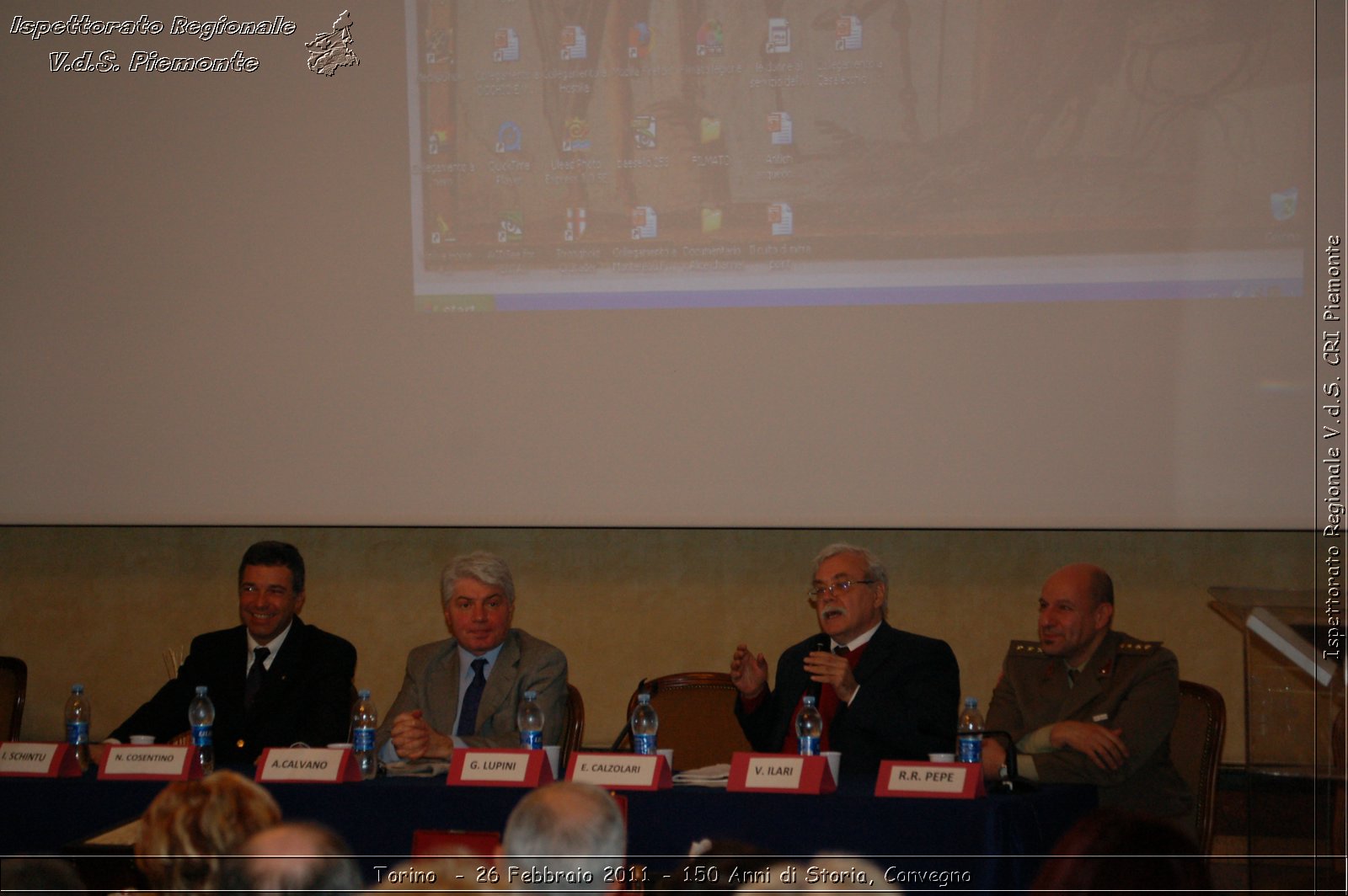 Torino  - 26 Febbraio 2011 - 150 Anni di Storia, Convegno -  Croce Rossa Italiana - Ispettorato Regionale Volontari del Soccorso Piemonte