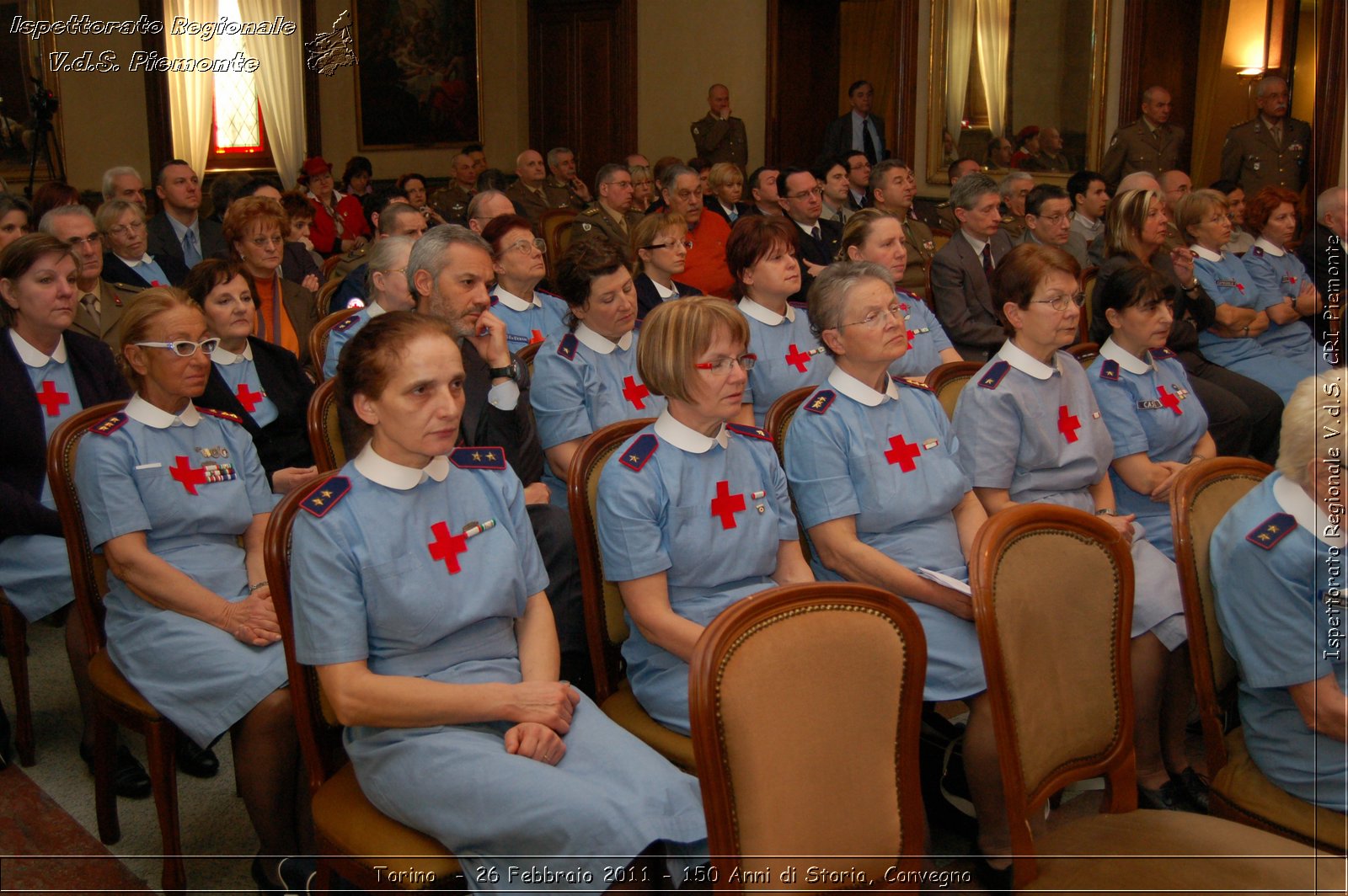 Torino  - 26 Febbraio 2011 - 150 Anni di Storia, Convegno -  Croce Rossa Italiana - Ispettorato Regionale Volontari del Soccorso Piemonte