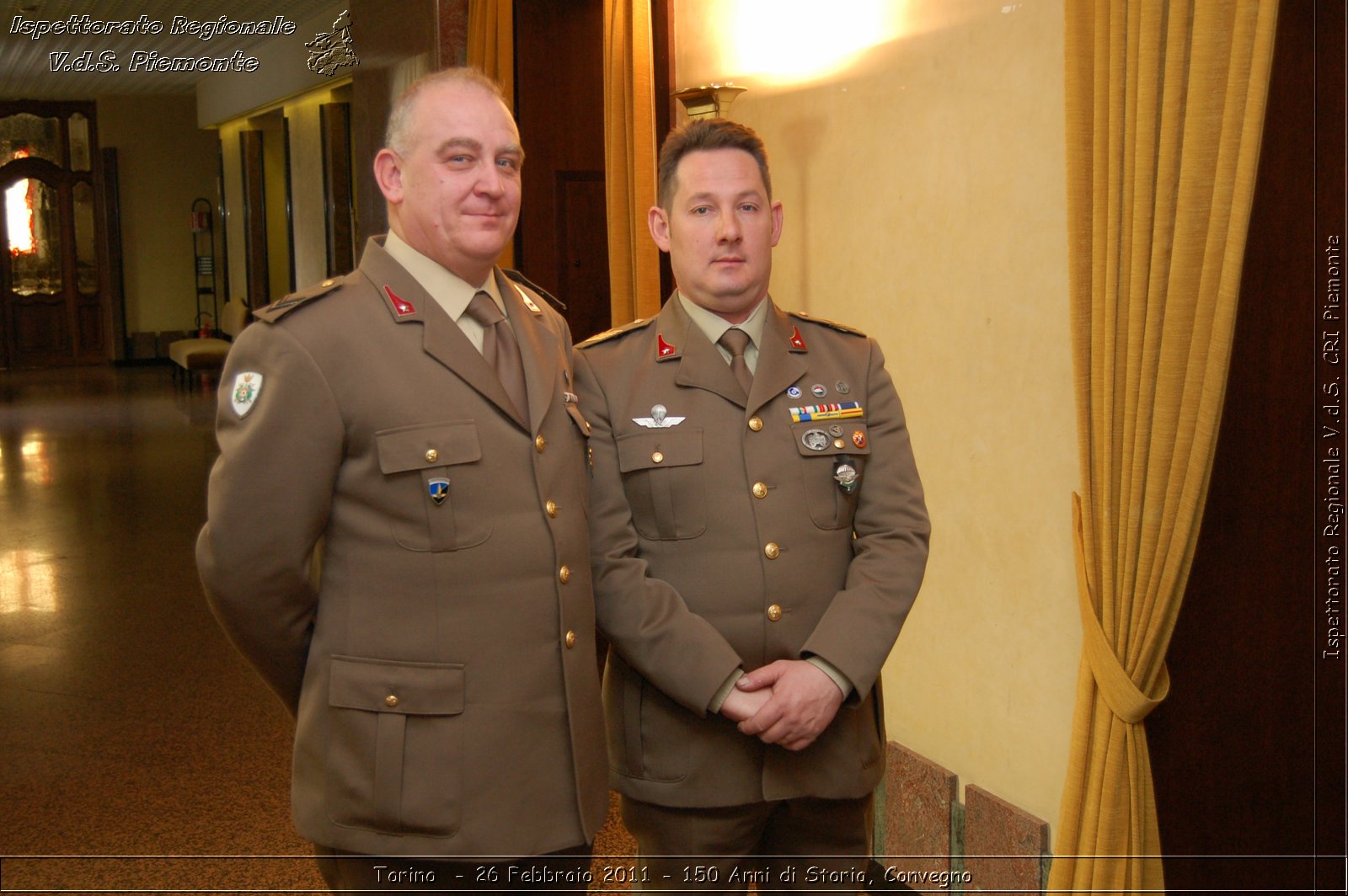 Torino  - 26 Febbraio 2011 - 150 Anni di Storia, Convegno -  Croce Rossa Italiana - Ispettorato Regionale Volontari del Soccorso Piemonte