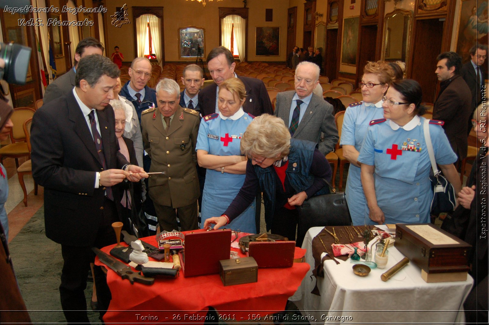 Torino  - 26 Febbraio 2011 - 150 Anni di Storia, Convegno -  Croce Rossa Italiana - Ispettorato Regionale Volontari del Soccorso Piemonte