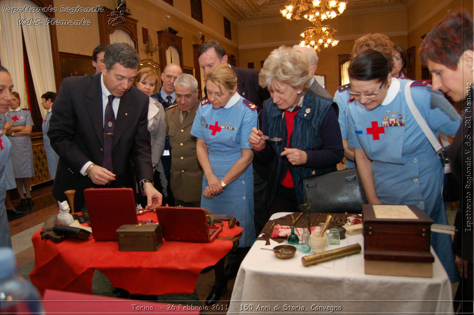 Torino  - 26 Febbraio 2011 - 150 Anni di Storia, Convegno -  Croce Rossa Italiana - Ispettorato Regionale Volontari del Soccorso Piemonte