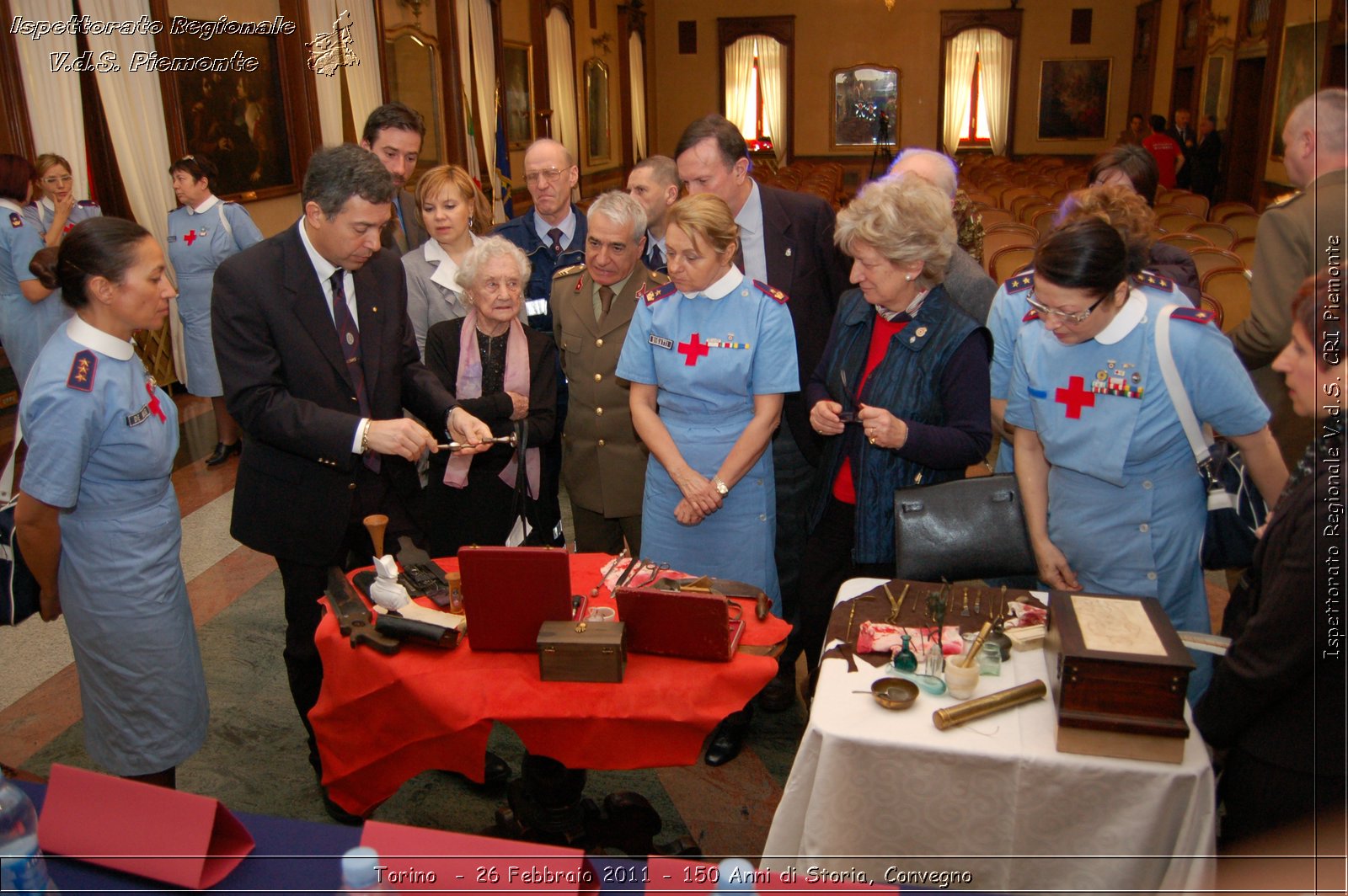 Torino  - 26 Febbraio 2011 - 150 Anni di Storia, Convegno -  Croce Rossa Italiana - Ispettorato Regionale Volontari del Soccorso Piemonte