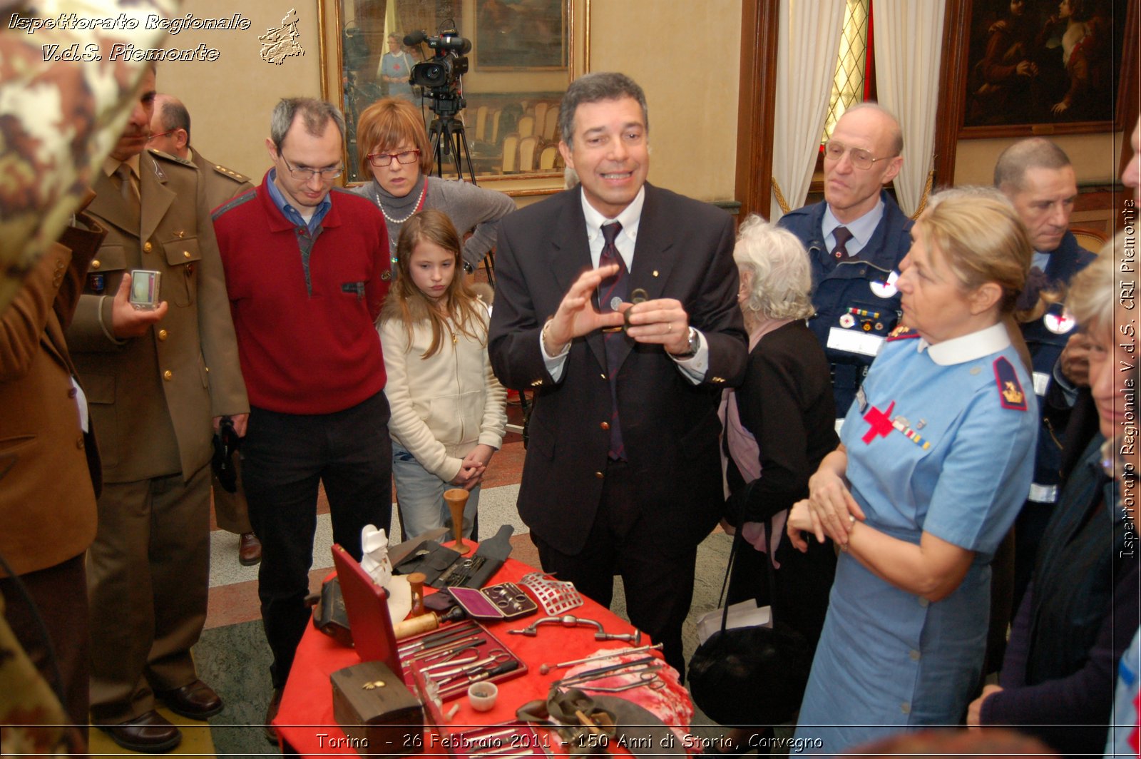 Torino  - 26 Febbraio 2011 - 150 Anni di Storia, Convegno -  Croce Rossa Italiana - Ispettorato Regionale Volontari del Soccorso Piemonte