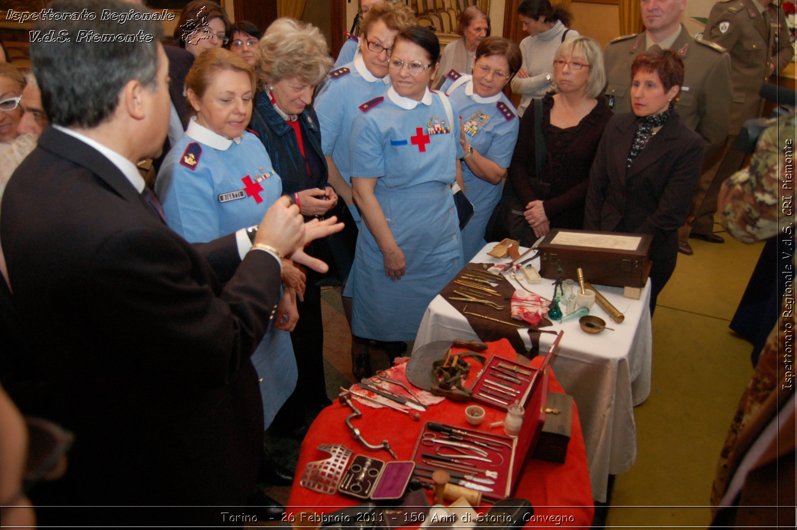 Torino  - 26 Febbraio 2011 - 150 Anni di Storia, Convegno -  Croce Rossa Italiana - Ispettorato Regionale Volontari del Soccorso Piemonte