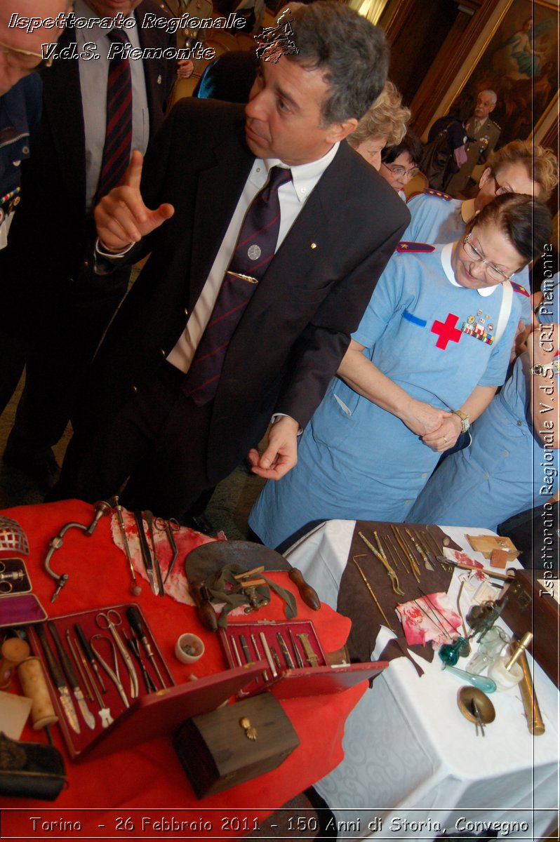 Torino  - 26 Febbraio 2011 - 150 Anni di Storia, Convegno -  Croce Rossa Italiana - Ispettorato Regionale Volontari del Soccorso Piemonte