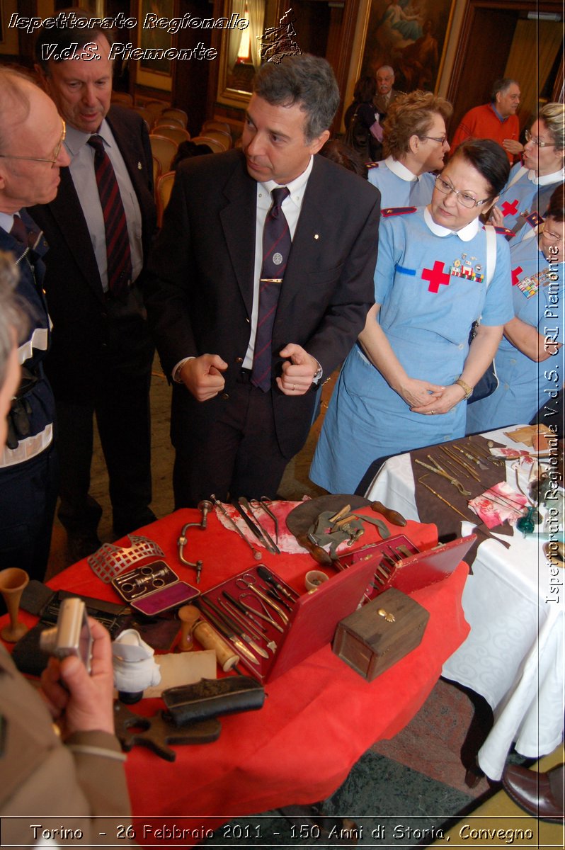 Torino  - 26 Febbraio 2011 - 150 Anni di Storia, Convegno -  Croce Rossa Italiana - Ispettorato Regionale Volontari del Soccorso Piemonte