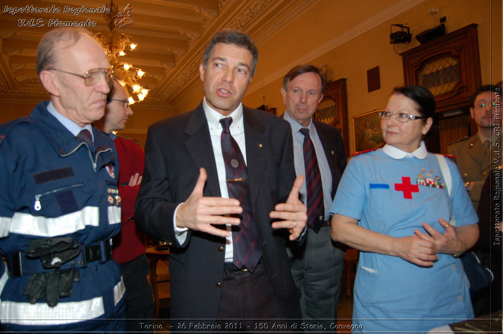 Torino  - 26 Febbraio 2011 - 150 Anni di Storia, Convegno -  Croce Rossa Italiana - Ispettorato Regionale Volontari del Soccorso Piemonte