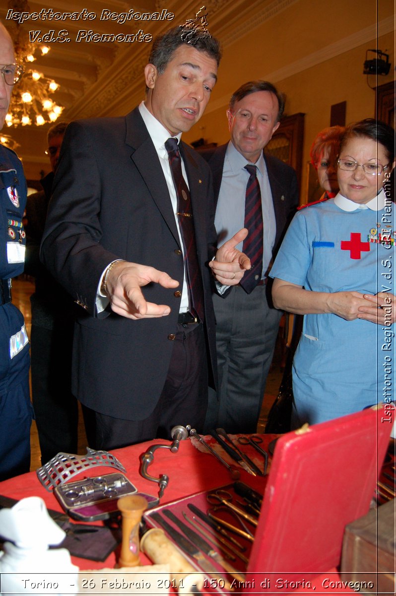 Torino  - 26 Febbraio 2011 - 150 Anni di Storia, Convegno -  Croce Rossa Italiana - Ispettorato Regionale Volontari del Soccorso Piemonte