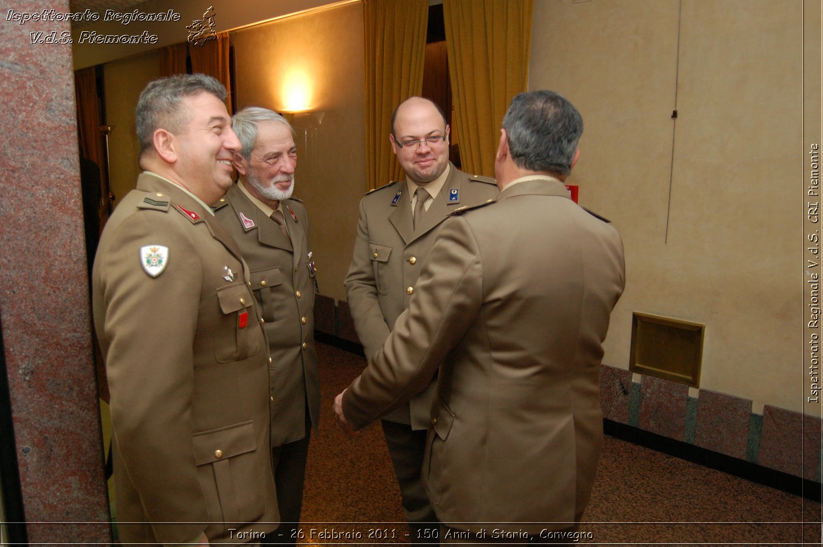 Torino  - 26 Febbraio 2011 - 150 Anni di Storia, Convegno -  Croce Rossa Italiana - Ispettorato Regionale Volontari del Soccorso Piemonte