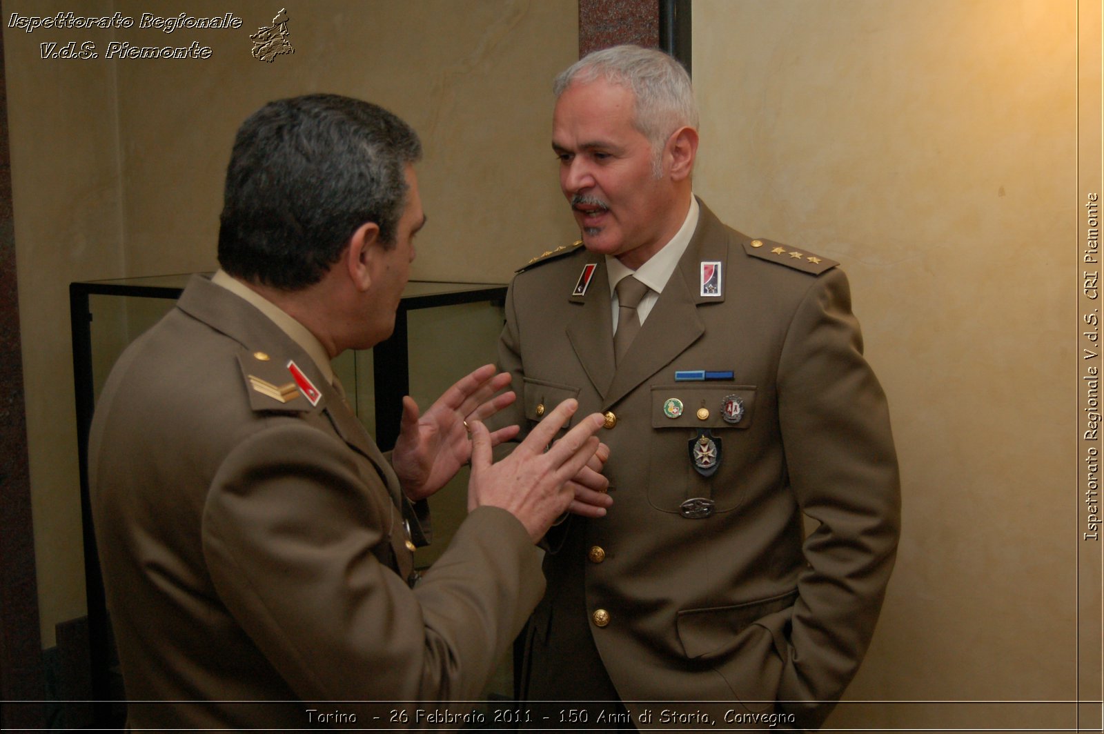 Torino  - 26 Febbraio 2011 - 150 Anni di Storia, Convegno -  Croce Rossa Italiana - Ispettorato Regionale Volontari del Soccorso Piemonte