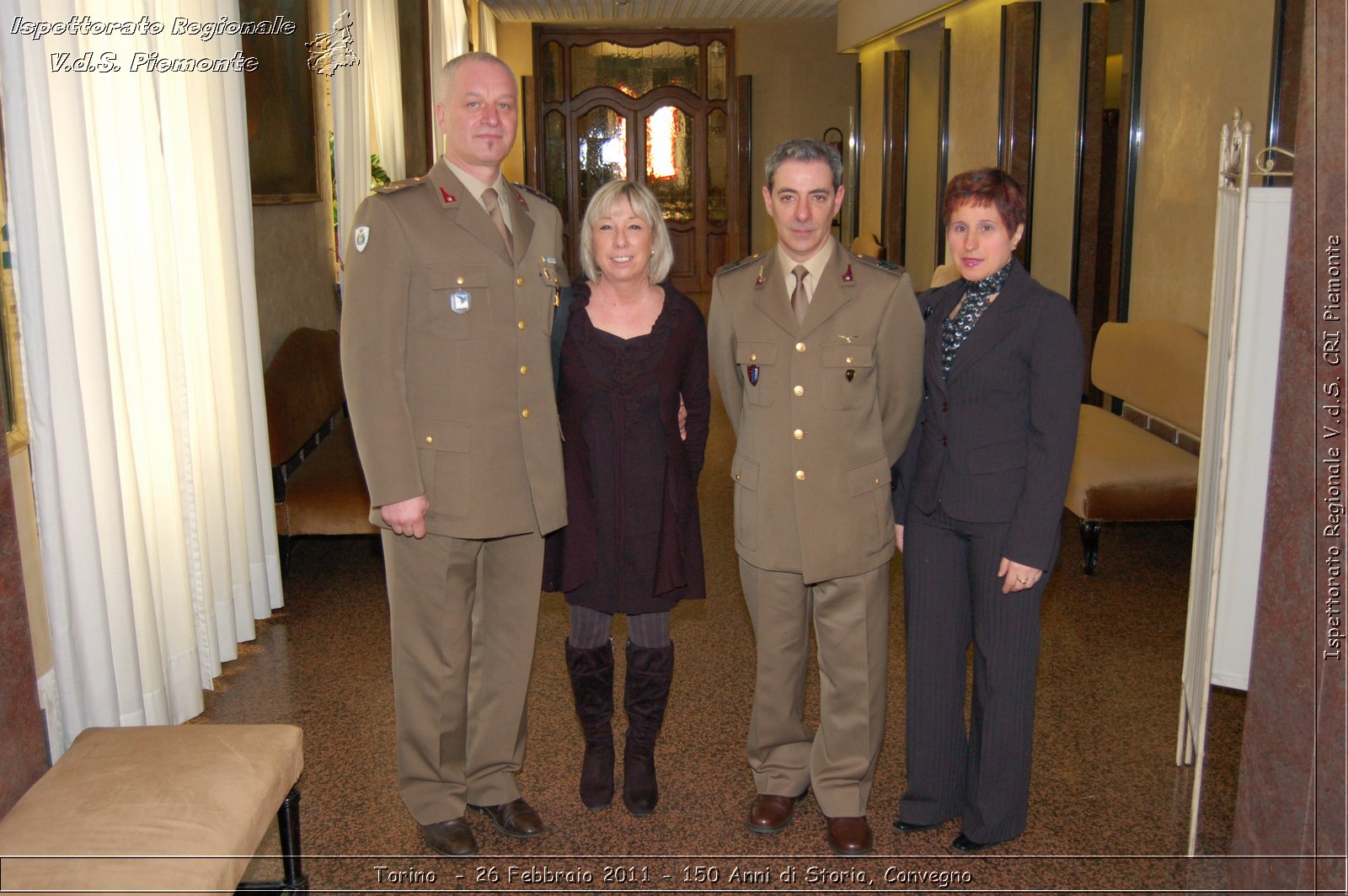 Torino  - 26 Febbraio 2011 - 150 Anni di Storia, Convegno -  Croce Rossa Italiana - Ispettorato Regionale Volontari del Soccorso Piemonte