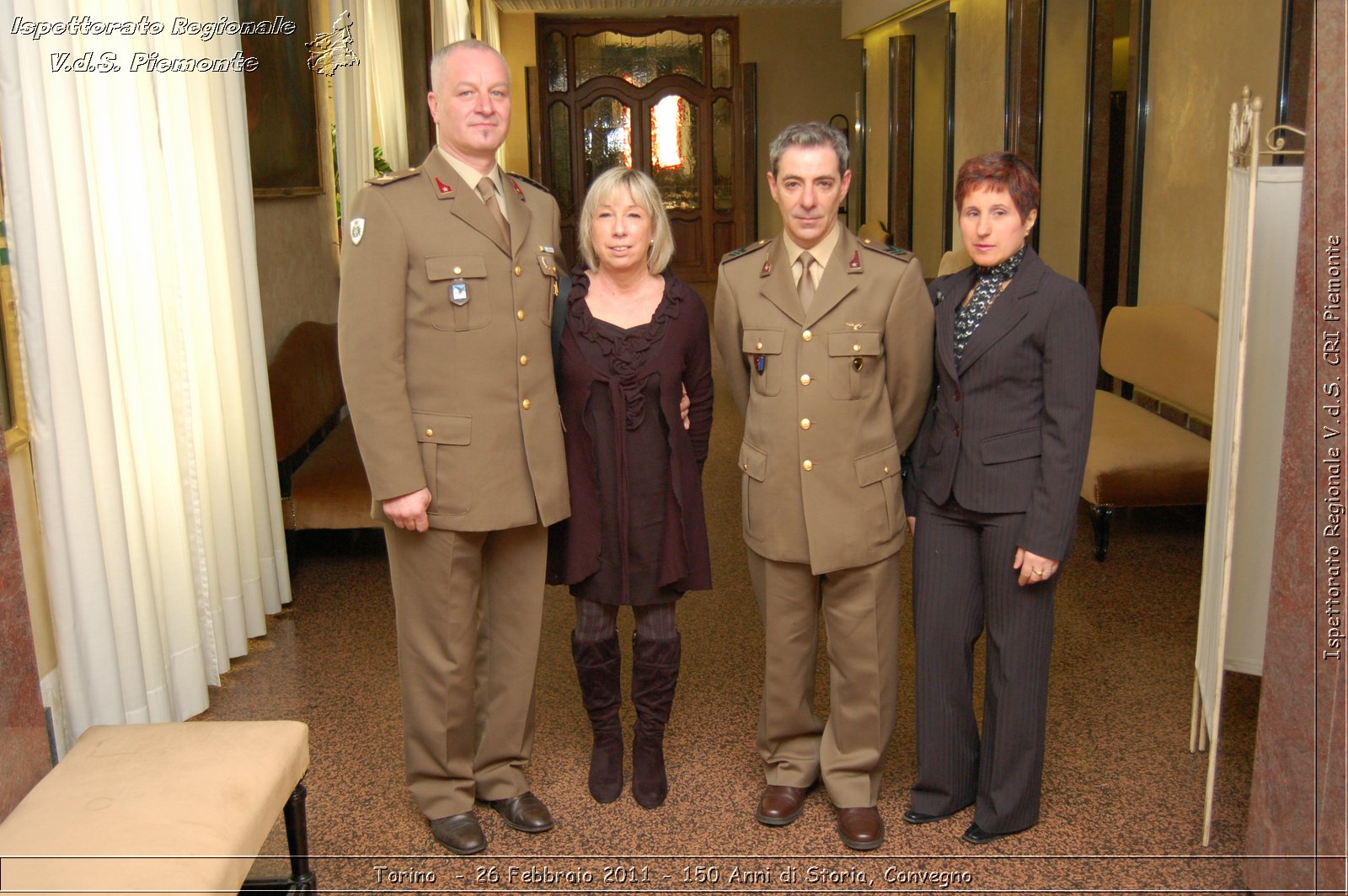 Torino  - 26 Febbraio 2011 - 150 Anni di Storia, Convegno -  Croce Rossa Italiana - Ispettorato Regionale Volontari del Soccorso Piemonte