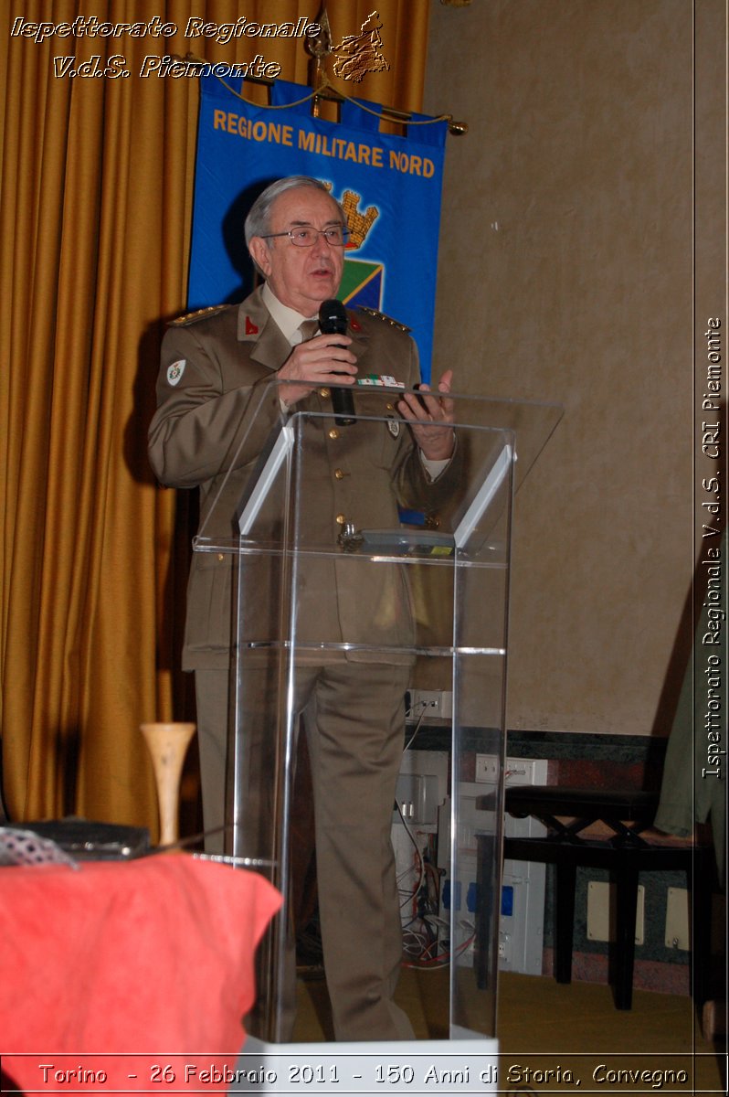 Torino  - 26 Febbraio 2011 - 150 Anni di Storia, Convegno -  Croce Rossa Italiana - Ispettorato Regionale Volontari del Soccorso Piemonte