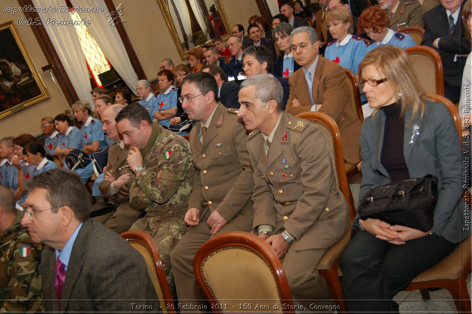 Torino  - 26 Febbraio 2011 - 150 Anni di Storia, Convegno -  Croce Rossa Italiana - Ispettorato Regionale Volontari del Soccorso Piemonte