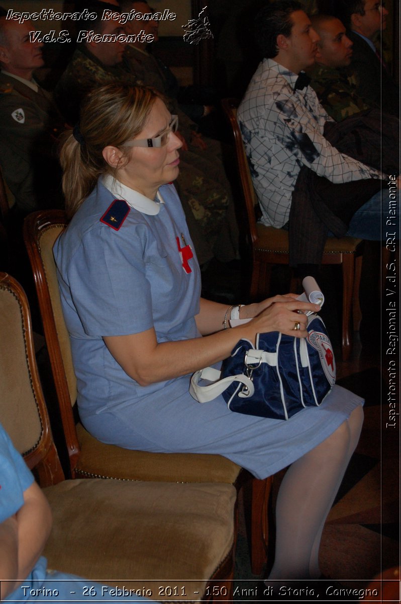 Torino  - 26 Febbraio 2011 - 150 Anni di Storia, Convegno -  Croce Rossa Italiana - Ispettorato Regionale Volontari del Soccorso Piemonte