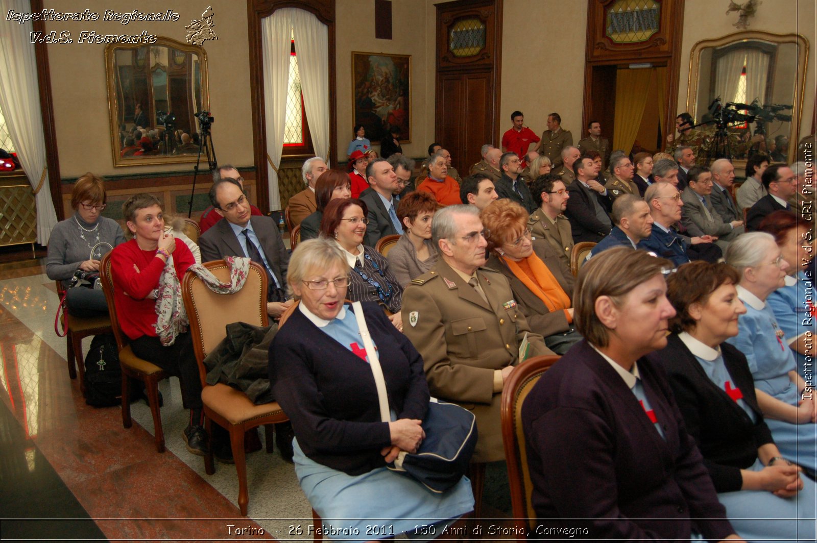 Torino  - 26 Febbraio 2011 - 150 Anni di Storia, Convegno -  Croce Rossa Italiana - Ispettorato Regionale Volontari del Soccorso Piemonte