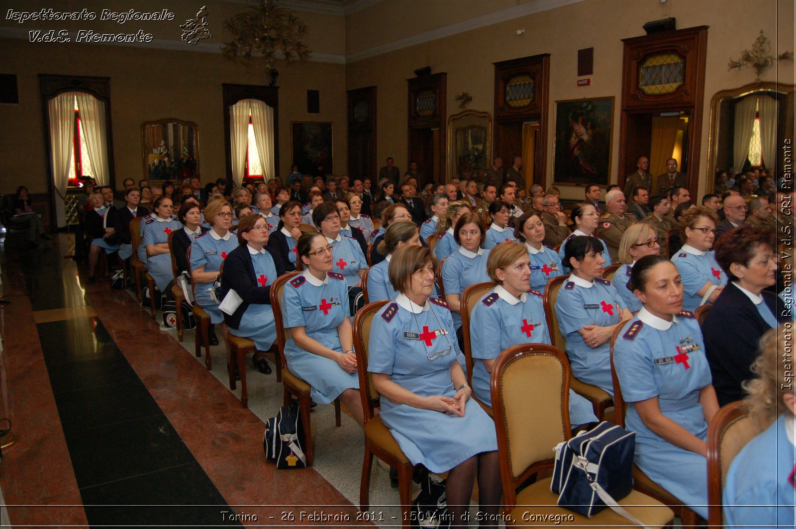 Torino  - 26 Febbraio 2011 - 150 Anni di Storia, Convegno -  Croce Rossa Italiana - Ispettorato Regionale Volontari del Soccorso Piemonte