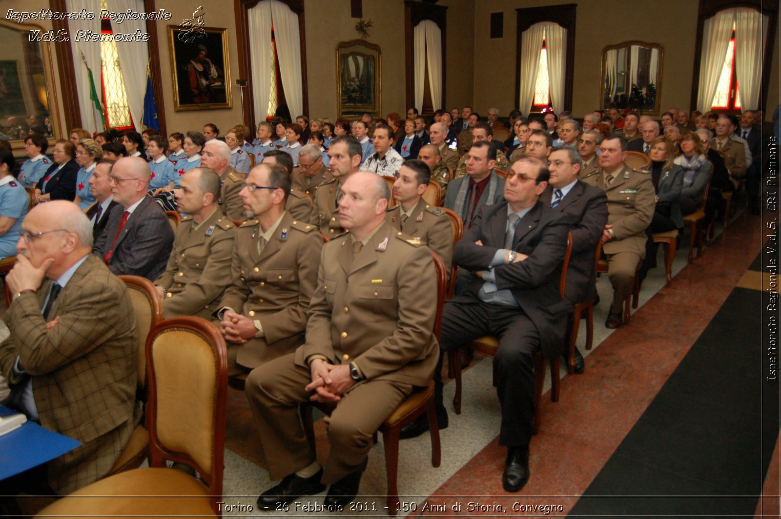 Torino  - 26 Febbraio 2011 - 150 Anni di Storia, Convegno -  Croce Rossa Italiana - Ispettorato Regionale Volontari del Soccorso Piemonte