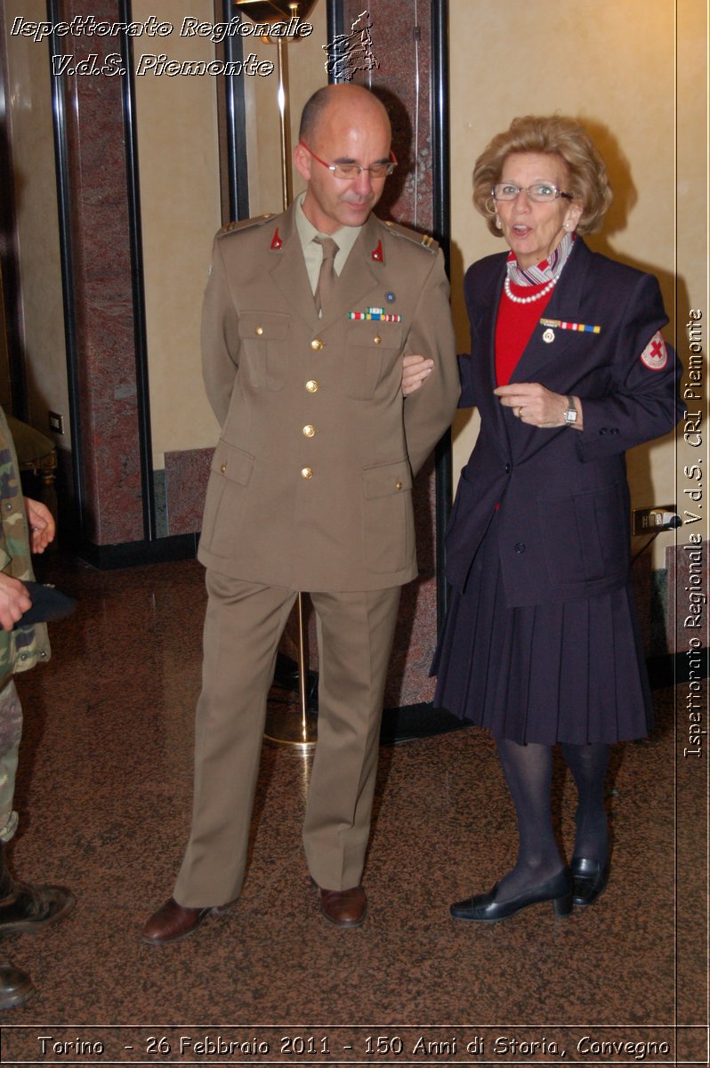 Torino  - 26 Febbraio 2011 - 150 Anni di Storia, Convegno -  Croce Rossa Italiana - Ispettorato Regionale Volontari del Soccorso Piemonte