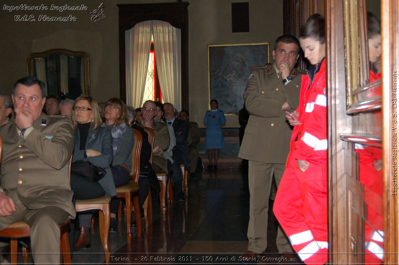 Torino  - 26 Febbraio 2011 - 150 Anni di Storia, Convegno -  Croce Rossa Italiana - Ispettorato Regionale Volontari del Soccorso Piemonte