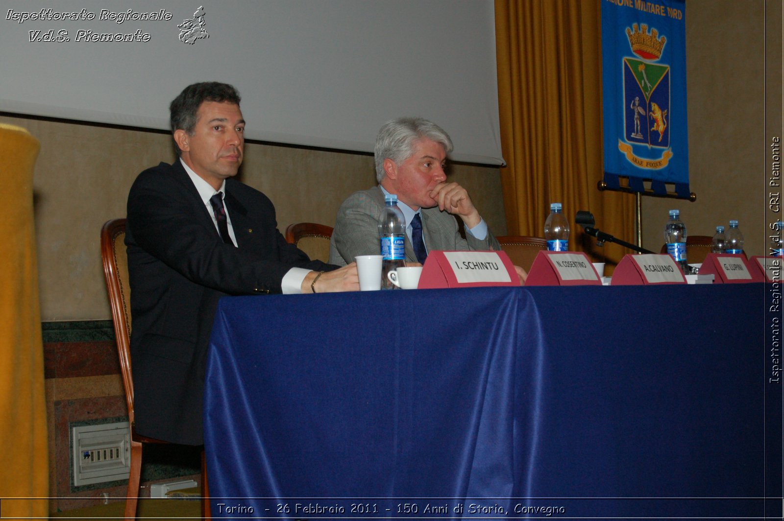 Torino  - 26 Febbraio 2011 - 150 Anni di Storia, Convegno -  Croce Rossa Italiana - Ispettorato Regionale Volontari del Soccorso Piemonte