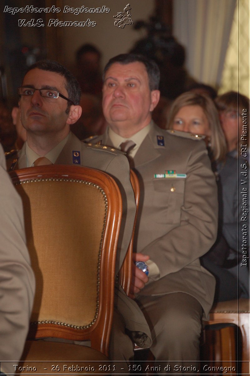 Torino  - 26 Febbraio 2011 - 150 Anni di Storia, Convegno -  Croce Rossa Italiana - Ispettorato Regionale Volontari del Soccorso Piemonte