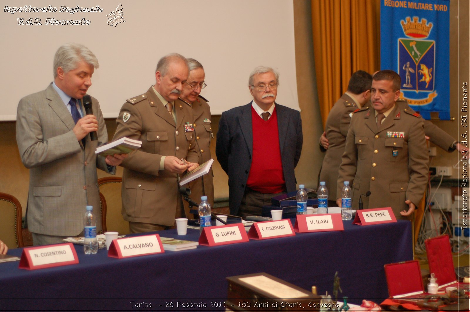 Torino  - 26 Febbraio 2011 - 150 Anni di Storia, Convegno -  Croce Rossa Italiana - Ispettorato Regionale Volontari del Soccorso Piemonte