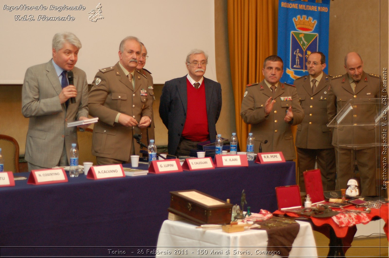 Torino  - 26 Febbraio 2011 - 150 Anni di Storia, Convegno -  Croce Rossa Italiana - Ispettorato Regionale Volontari del Soccorso Piemonte