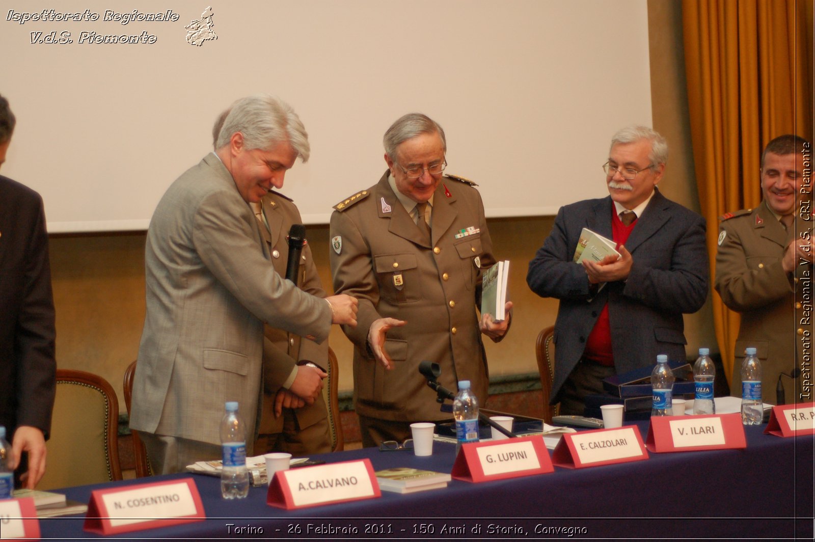 Torino  - 26 Febbraio 2011 - 150 Anni di Storia, Convegno -  Croce Rossa Italiana - Ispettorato Regionale Volontari del Soccorso Piemonte