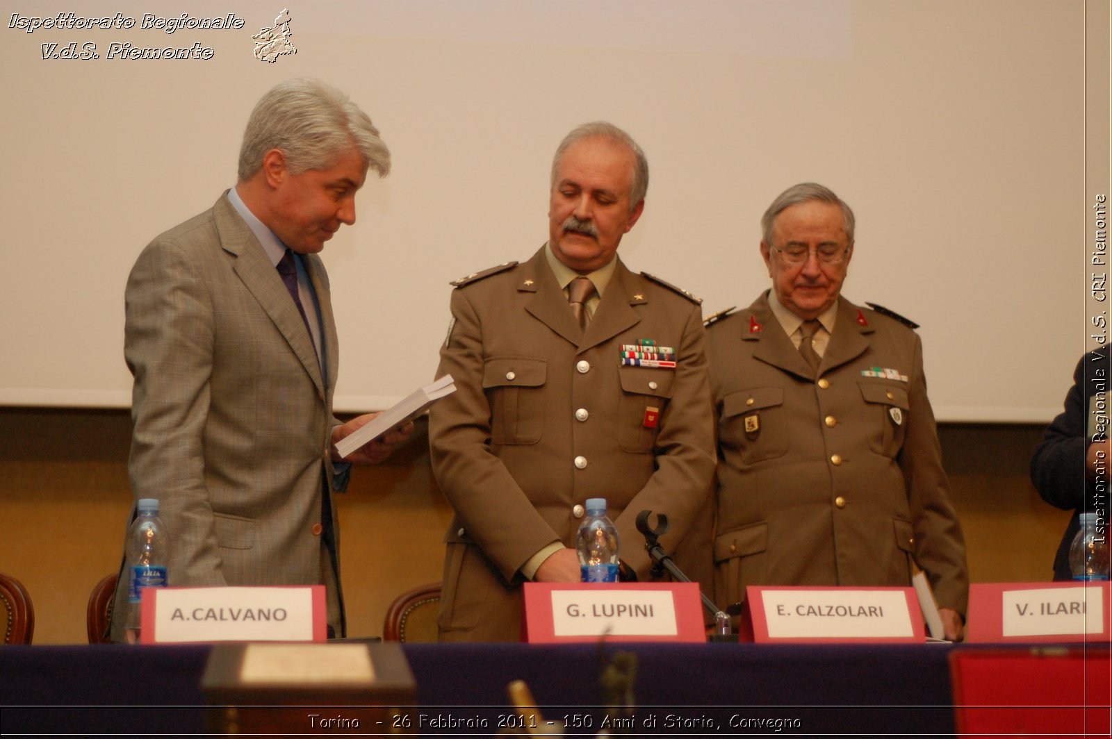 Torino  - 26 Febbraio 2011 - 150 Anni di Storia, Convegno -  Croce Rossa Italiana - Ispettorato Regionale Volontari del Soccorso Piemonte