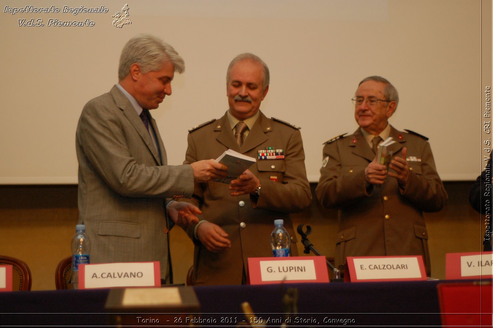 Torino  - 26 Febbraio 2011 - 150 Anni di Storia, Convegno -  Croce Rossa Italiana - Ispettorato Regionale Volontari del Soccorso Piemonte