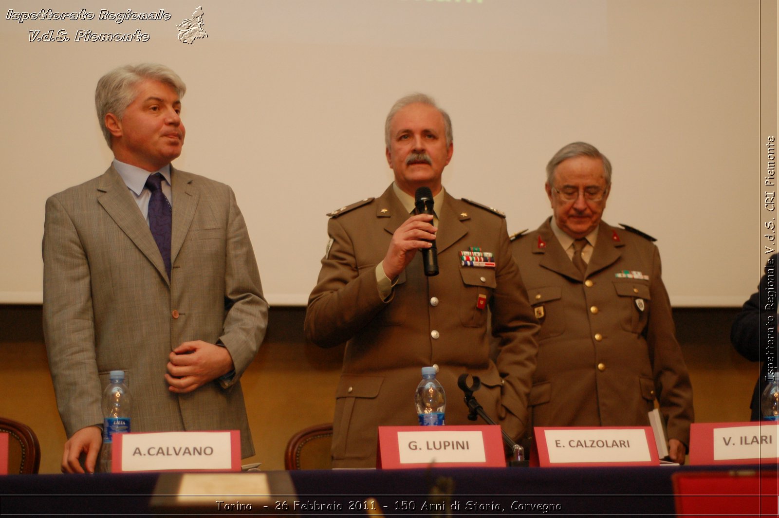 Torino  - 26 Febbraio 2011 - 150 Anni di Storia, Convegno -  Croce Rossa Italiana - Ispettorato Regionale Volontari del Soccorso Piemonte