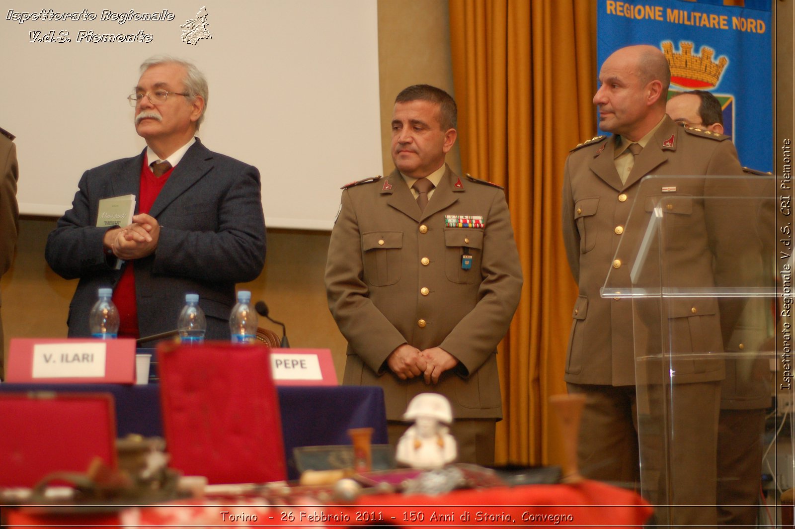 Torino  - 26 Febbraio 2011 - 150 Anni di Storia, Convegno -  Croce Rossa Italiana - Ispettorato Regionale Volontari del Soccorso Piemonte