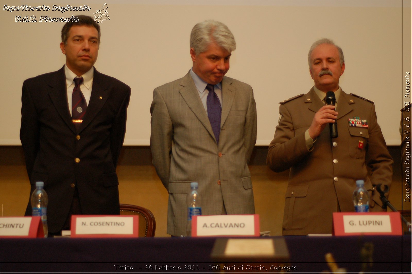 Torino  - 26 Febbraio 2011 - 150 Anni di Storia, Convegno -  Croce Rossa Italiana - Ispettorato Regionale Volontari del Soccorso Piemonte