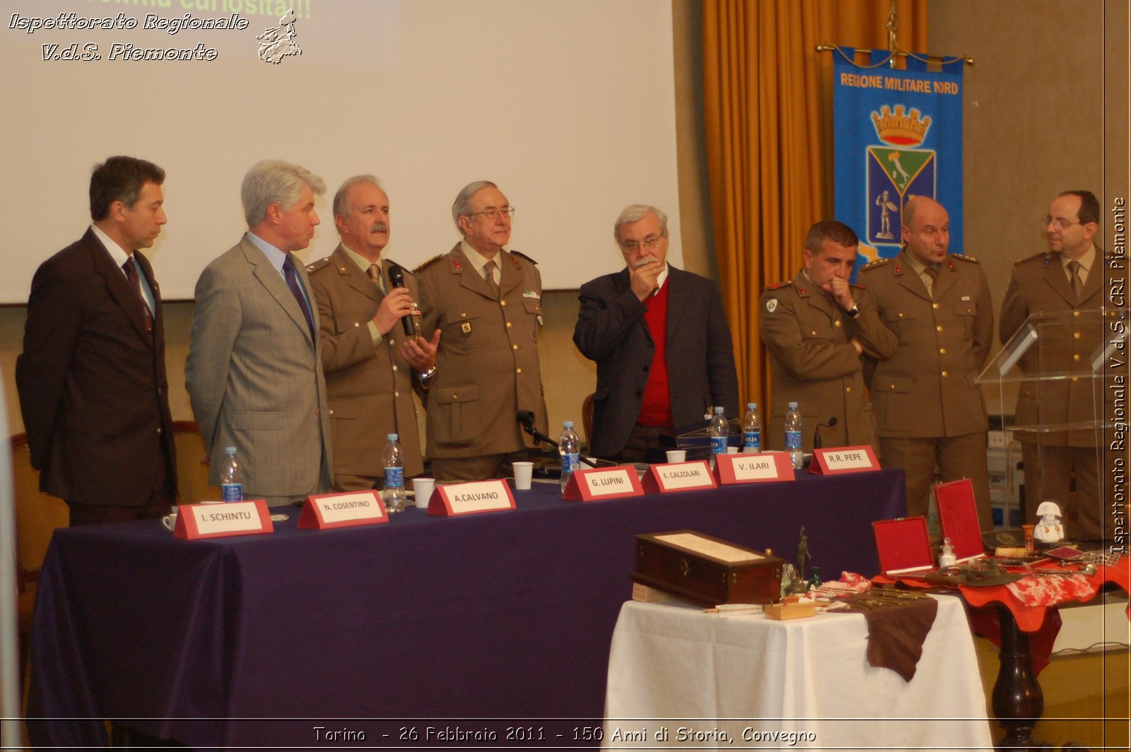 Torino  - 26 Febbraio 2011 - 150 Anni di Storia, Convegno -  Croce Rossa Italiana - Ispettorato Regionale Volontari del Soccorso Piemonte