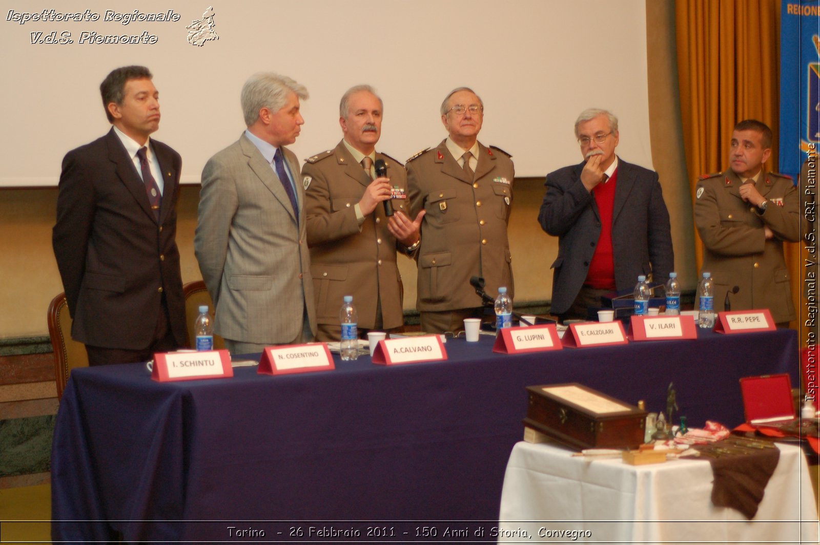 Torino  - 26 Febbraio 2011 - 150 Anni di Storia, Convegno -  Croce Rossa Italiana - Ispettorato Regionale Volontari del Soccorso Piemonte