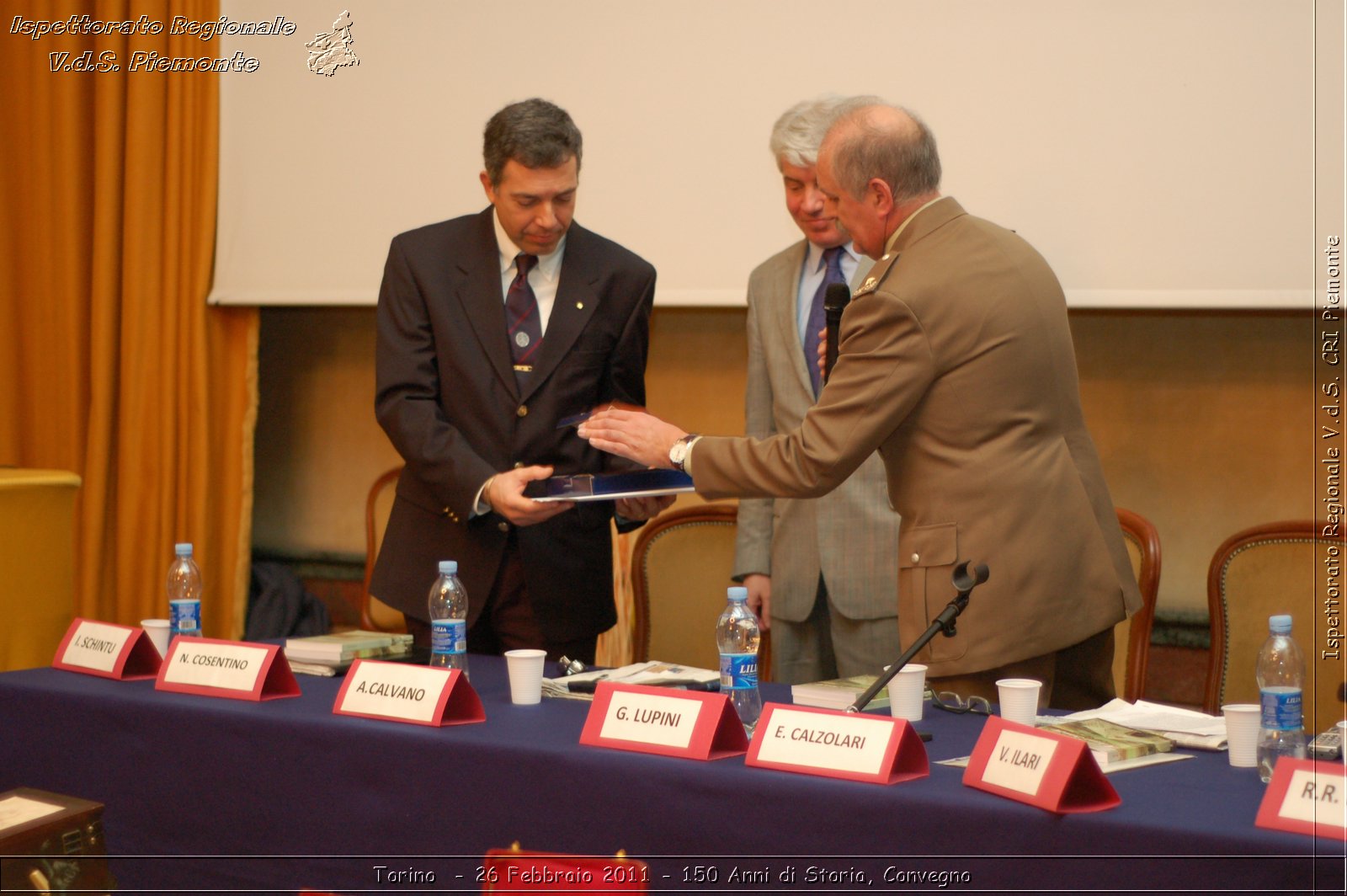 Torino  - 26 Febbraio 2011 - 150 Anni di Storia, Convegno -  Croce Rossa Italiana - Ispettorato Regionale Volontari del Soccorso Piemonte