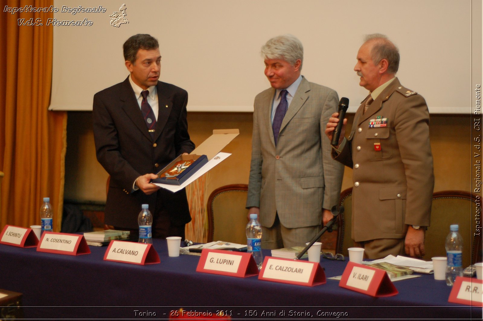 Torino  - 26 Febbraio 2011 - 150 Anni di Storia, Convegno -  Croce Rossa Italiana - Ispettorato Regionale Volontari del Soccorso Piemonte