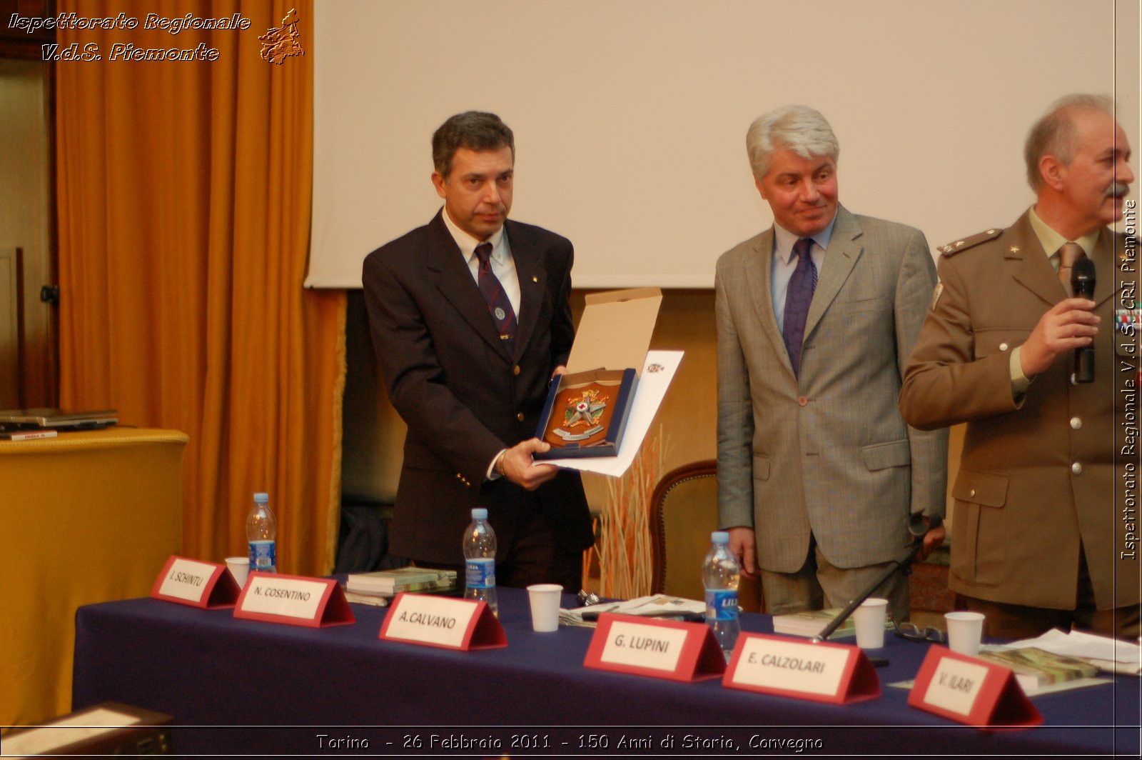 Torino  - 26 Febbraio 2011 - 150 Anni di Storia, Convegno -  Croce Rossa Italiana - Ispettorato Regionale Volontari del Soccorso Piemonte