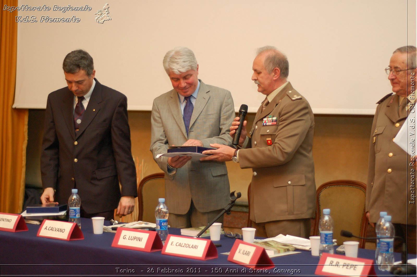 Torino  - 26 Febbraio 2011 - 150 Anni di Storia, Convegno -  Croce Rossa Italiana - Ispettorato Regionale Volontari del Soccorso Piemonte