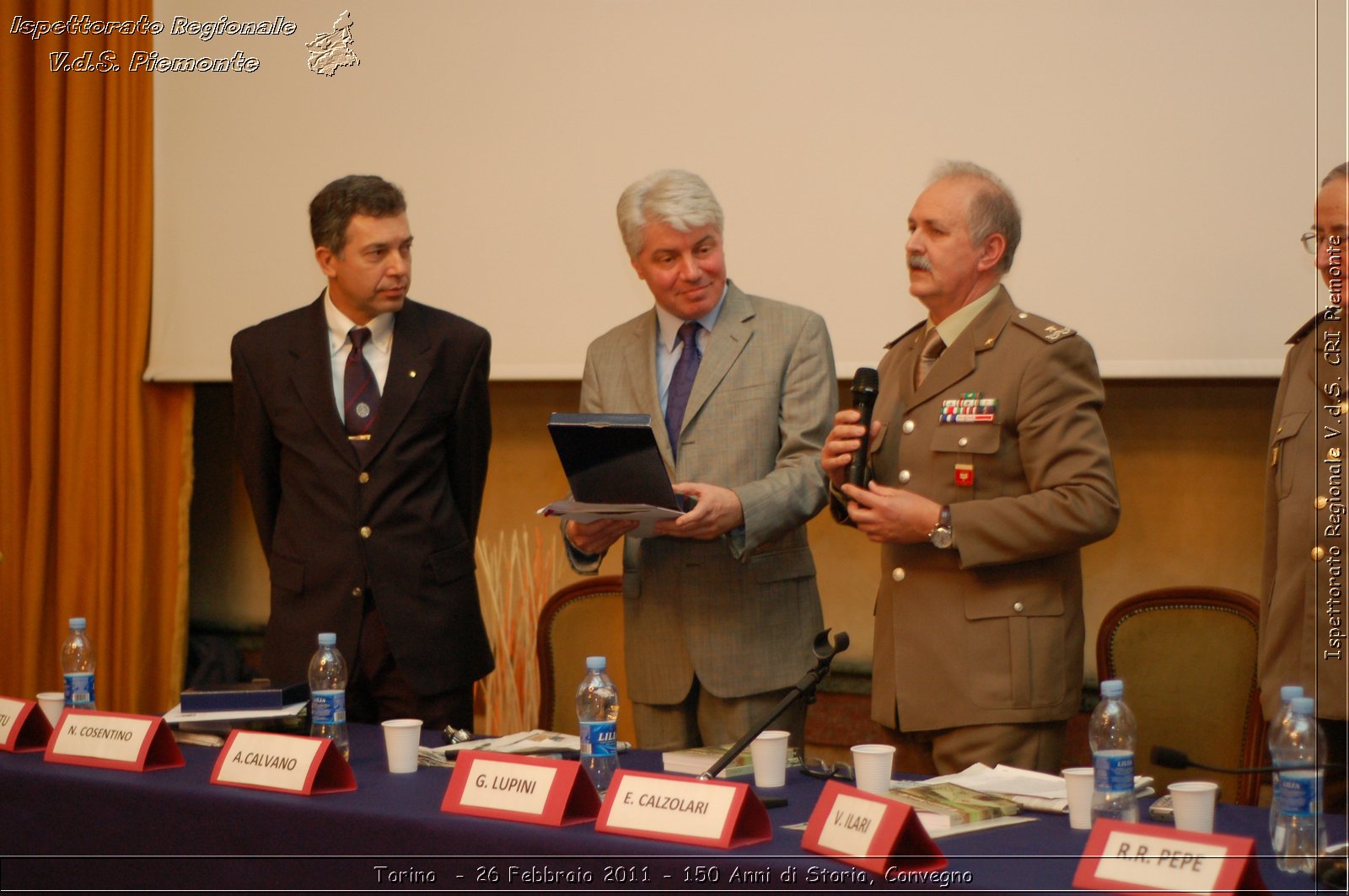 Torino  - 26 Febbraio 2011 - 150 Anni di Storia, Convegno -  Croce Rossa Italiana - Ispettorato Regionale Volontari del Soccorso Piemonte