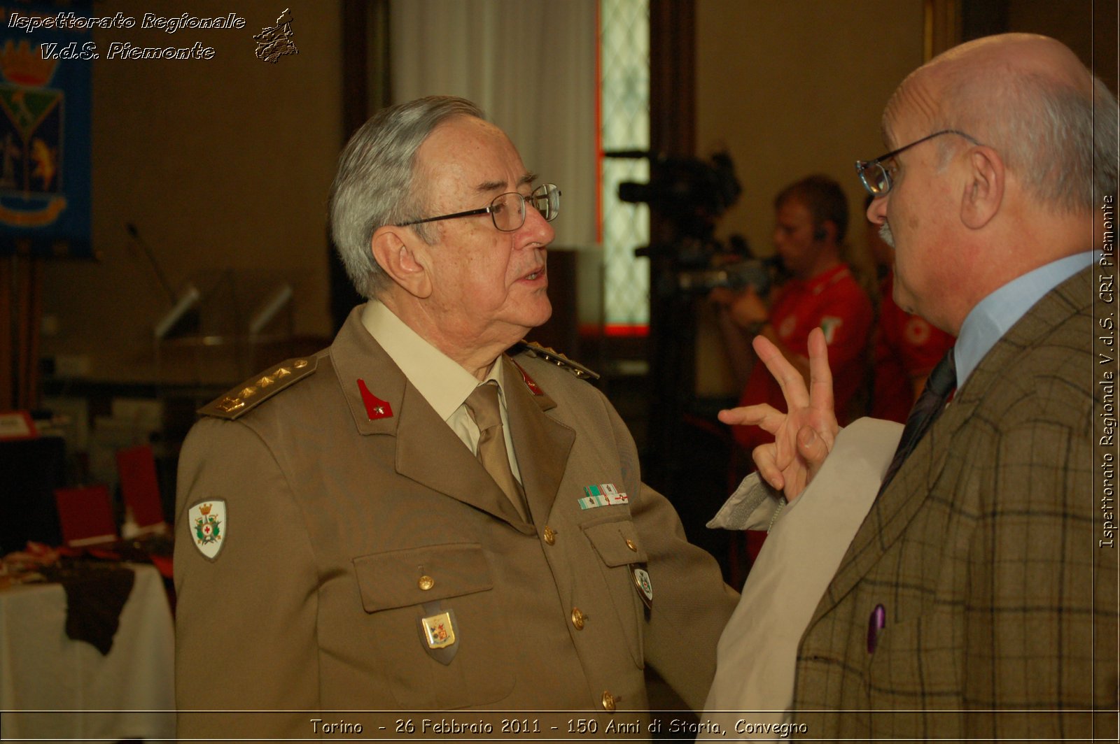 Torino  - 26 Febbraio 2011 - 150 Anni di Storia, Convegno -  Croce Rossa Italiana - Ispettorato Regionale Volontari del Soccorso Piemonte