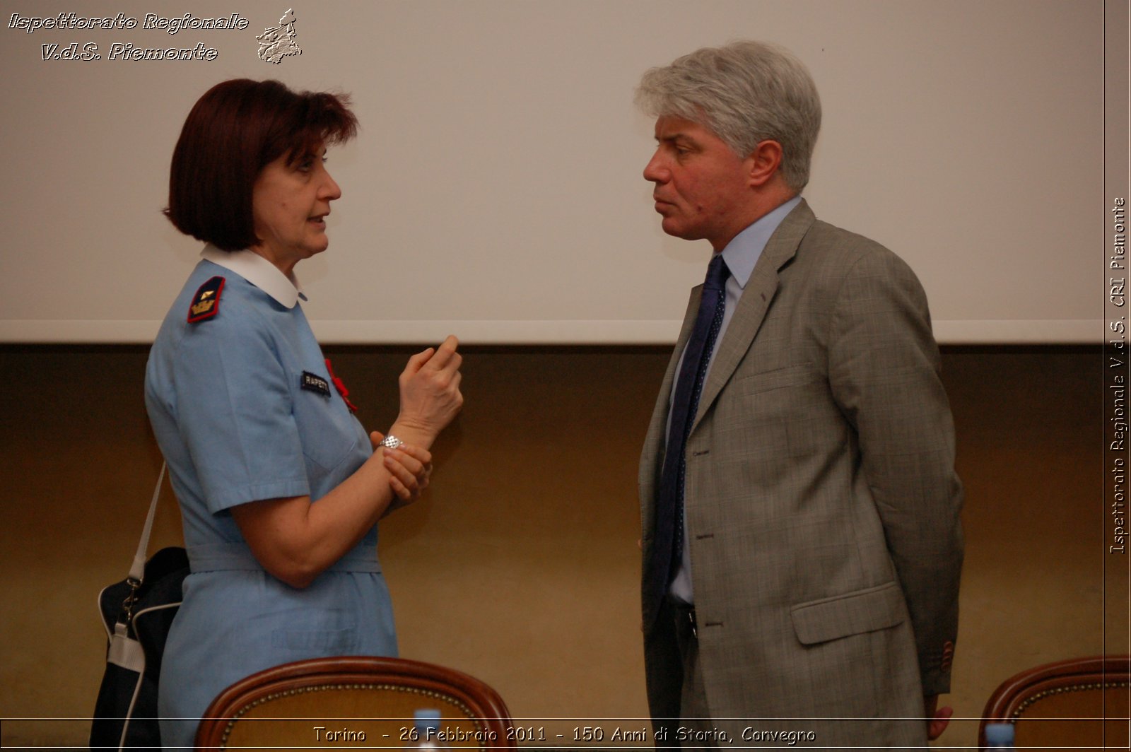 Torino  - 26 Febbraio 2011 - 150 Anni di Storia, Convegno -  Croce Rossa Italiana - Ispettorato Regionale Volontari del Soccorso Piemonte