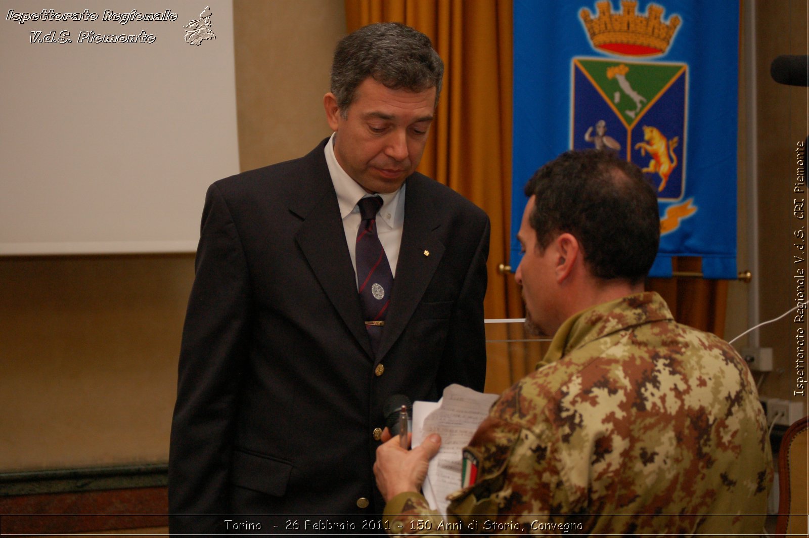 Torino  - 26 Febbraio 2011 - 150 Anni di Storia, Convegno -  Croce Rossa Italiana - Ispettorato Regionale Volontari del Soccorso Piemonte