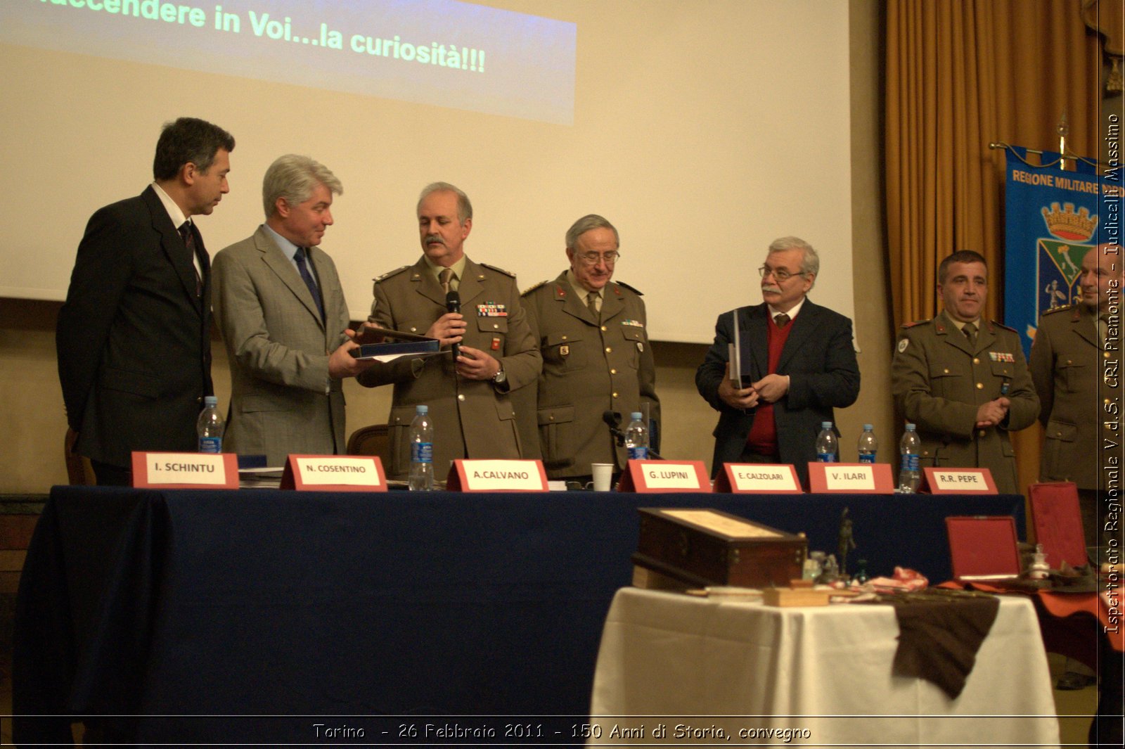 Torino  - 26 Febbraio 2011 - 150 Anni di Storia, Convegno -  Croce Rossa Italiana - Ispettorato Regionale Volontari del Soccorso Piemonte