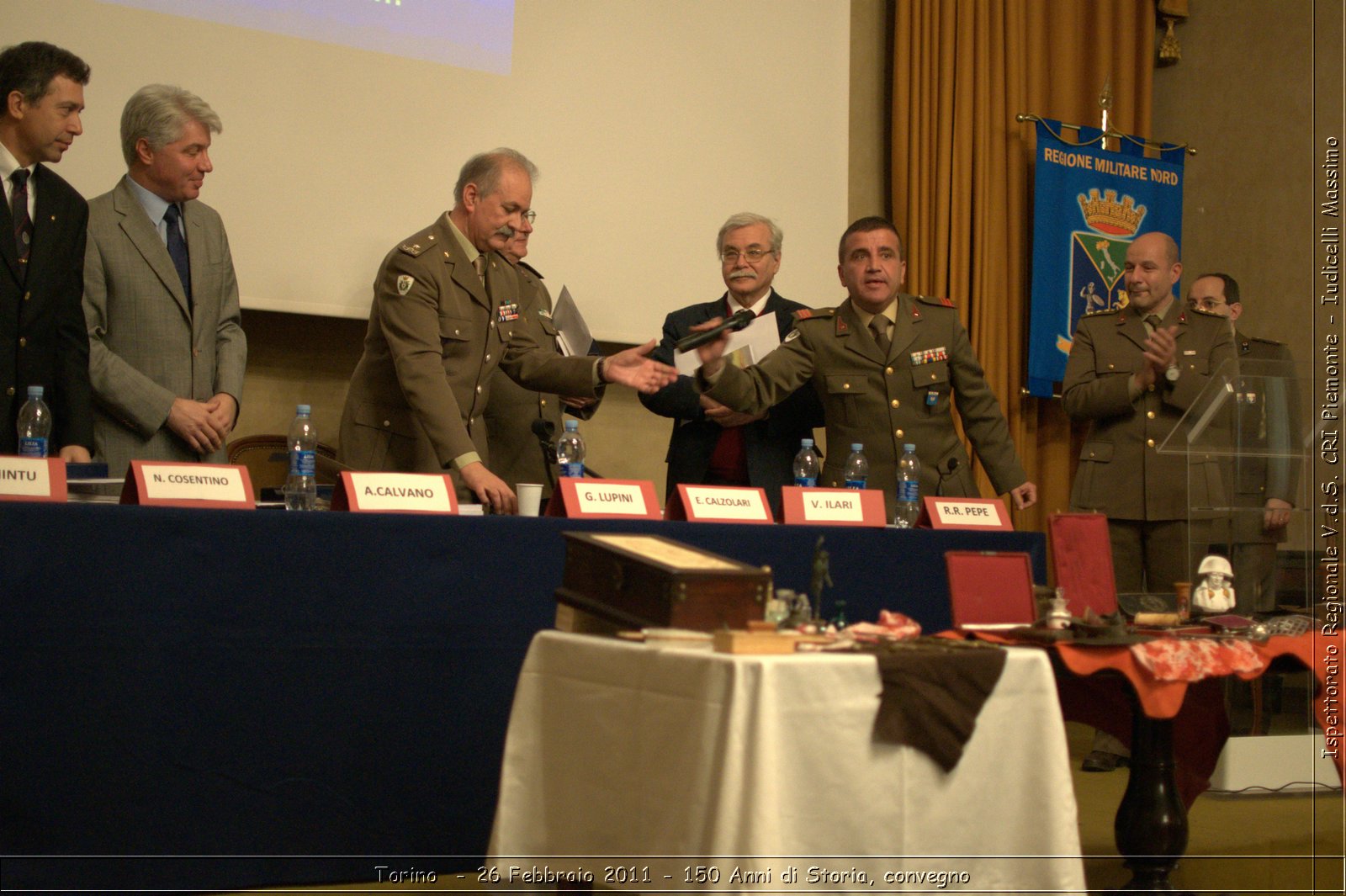 Torino  - 26 Febbraio 2011 - 150 Anni di Storia, Convegno -  Croce Rossa Italiana - Ispettorato Regionale Volontari del Soccorso Piemonte