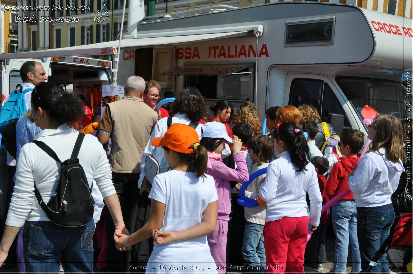 Cuneo - 16 Aprile 2011 - Buon Compleanno Italia  -  Croce Rossa Italiana - Ispettorato Regionale Volontari del Soccorso Piemonte