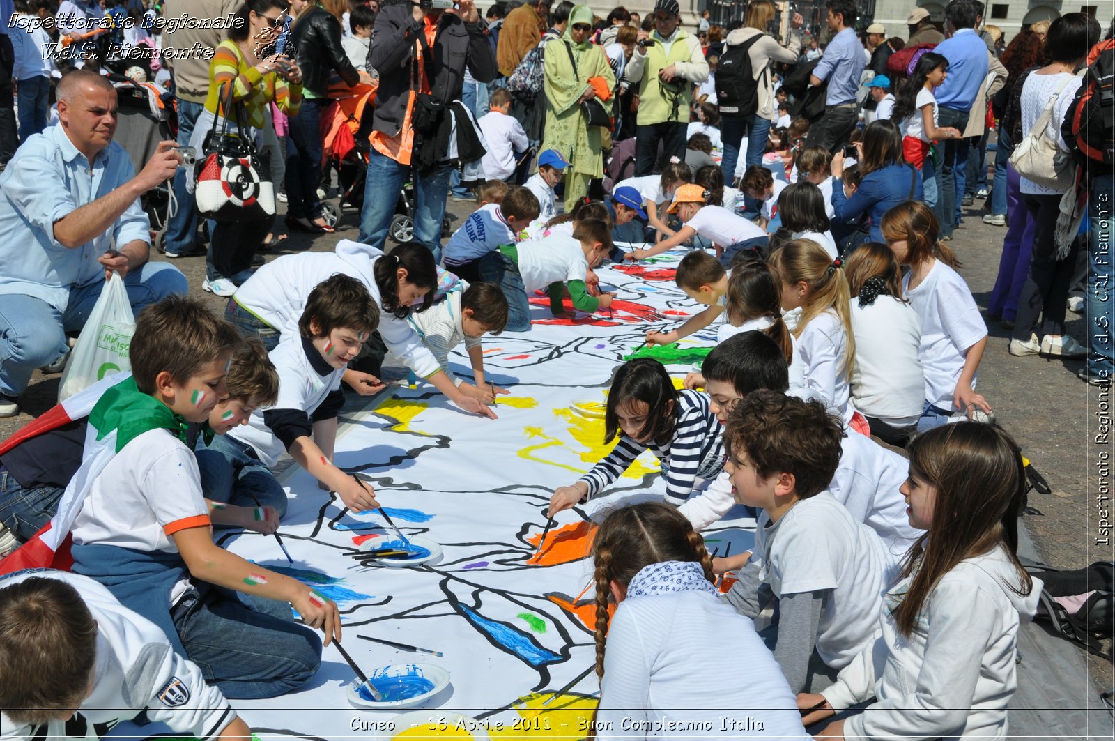 Cuneo - 16 Aprile 2011 - Buon Compleanno Italia  -  Croce Rossa Italiana - Ispettorato Regionale Volontari del Soccorso Piemonte