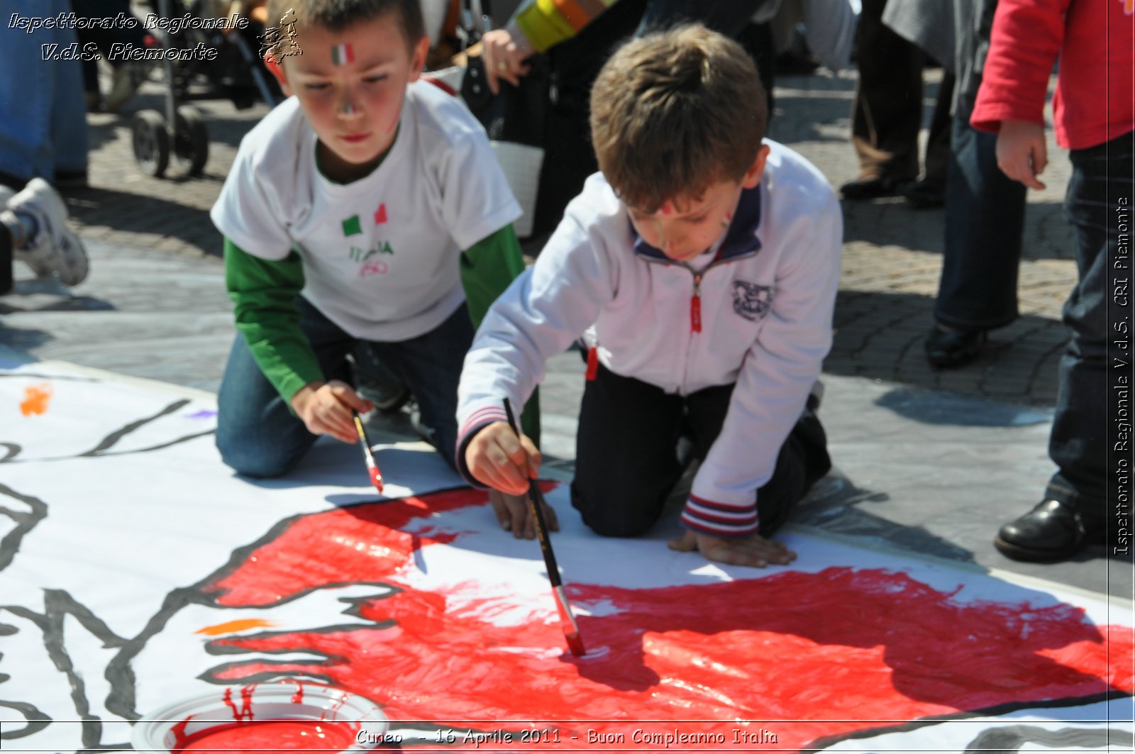 Cuneo - 16 Aprile 2011 - Buon Compleanno Italia  -  Croce Rossa Italiana - Ispettorato Regionale Volontari del Soccorso Piemonte