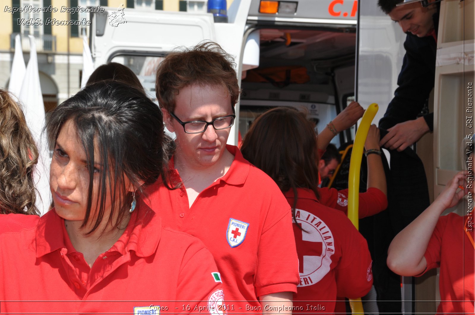 Cuneo - 16 Aprile 2011 - Buon Compleanno Italia  -  Croce Rossa Italiana - Ispettorato Regionale Volontari del Soccorso Piemonte